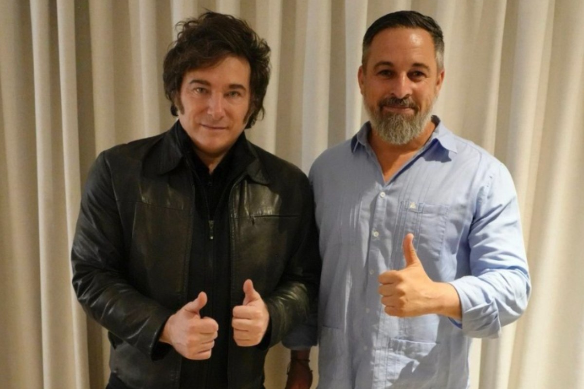 Milei se reúne con Abascal en Madrid antes de la intervención del presidente argentino en el Madrid Economic Forum
