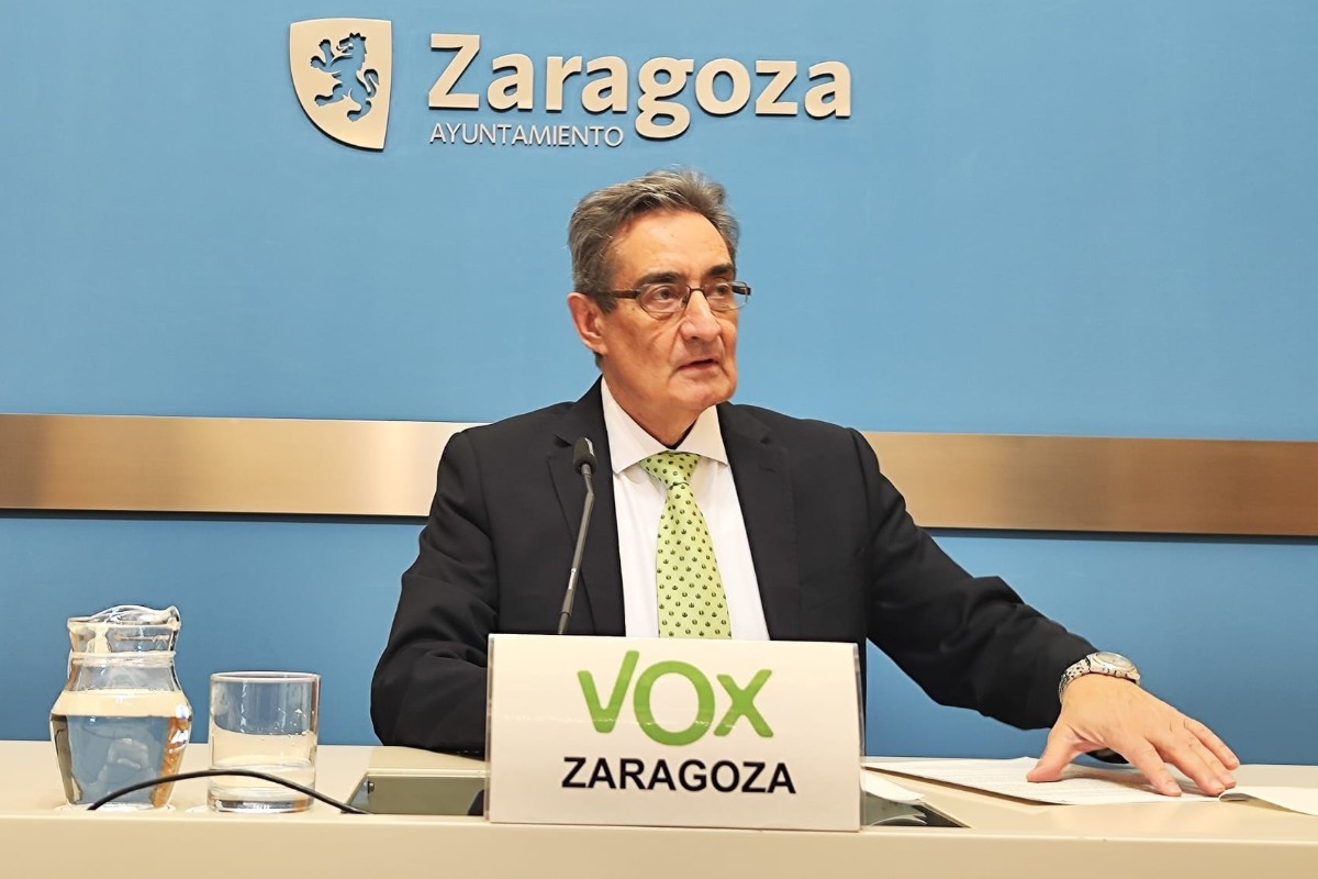 VOX exige que el edil socialista en Zaragoza mencionado por la UCO deje el acta y retrata a Sánchez: «Es un autócrata que se acaba de encerrar en su búnker»