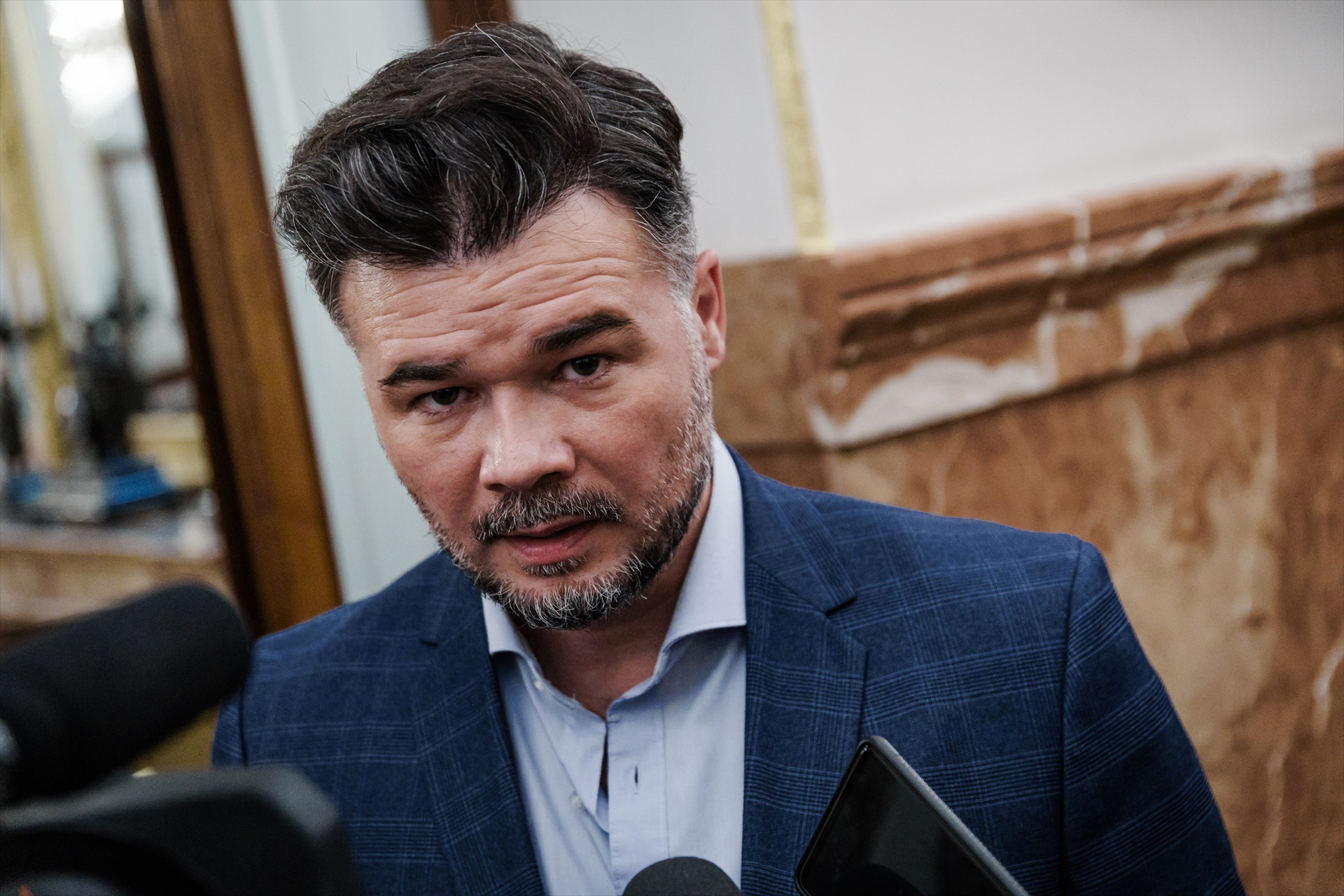 Rufián da por finiquitada la legislatura y pide que el separatismo aproveche lo que queda: «He visto a un presidente tocado»