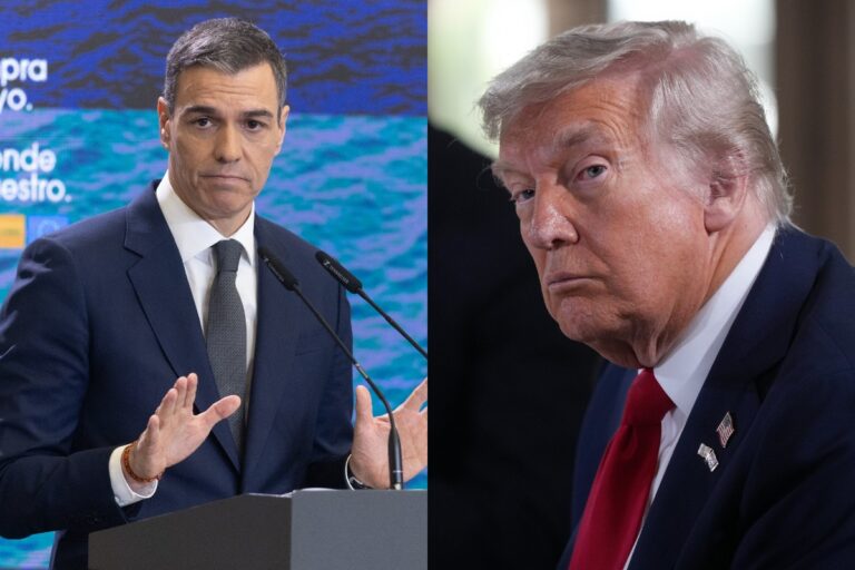 Trump recrimina a Sánchez su negativa a cumplir con el 5% del gasto en Defensa: «España tiene que pagar lo mismo que todos los demás»