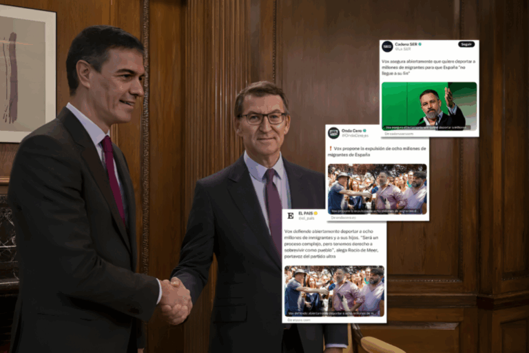 El País, Onda Cero, RTVE… La larga listas de medios subvencionados que han difundido el bulo de que VOX quiere deportar a ocho millones de inmigrantes
