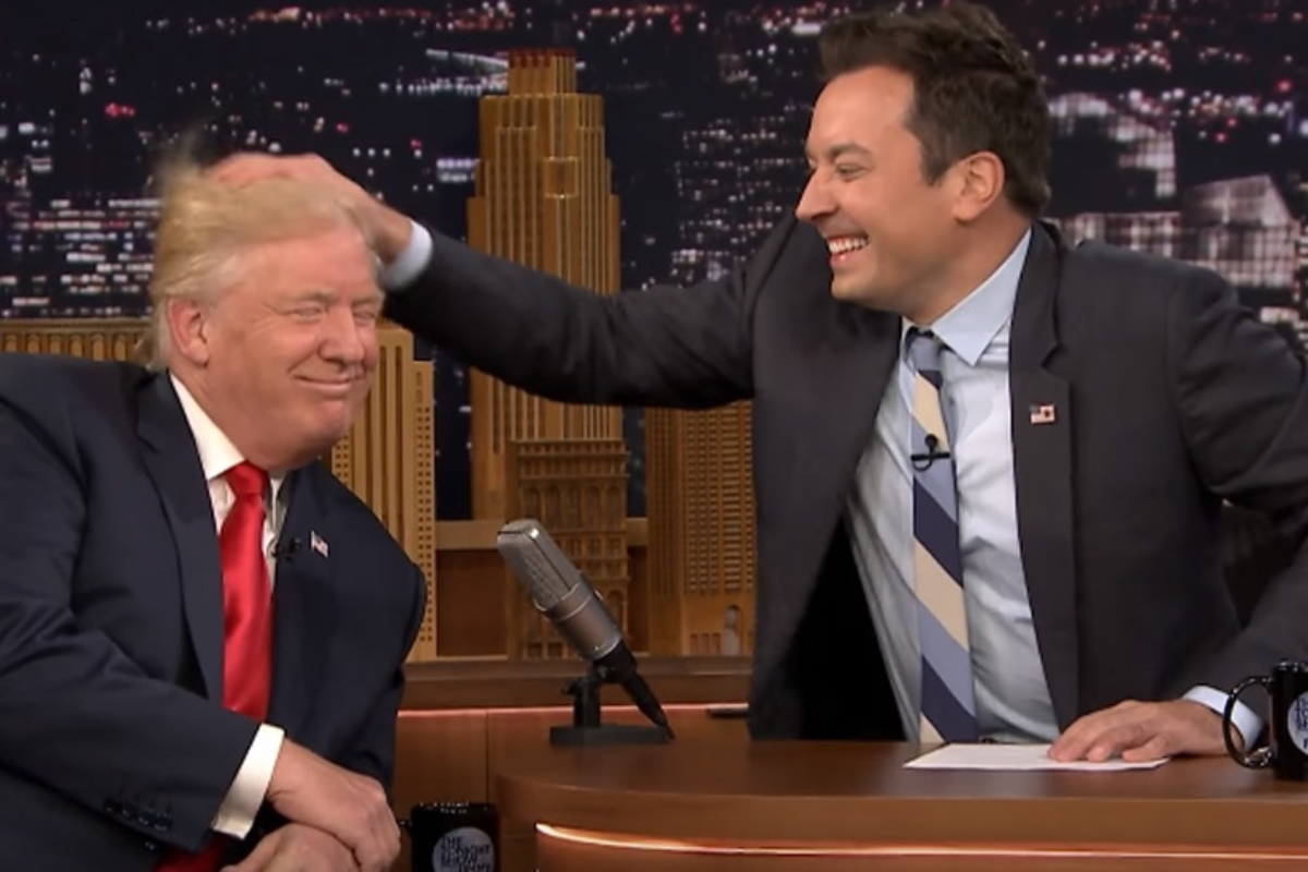 Trump celebra el fin del ‘late night’ izquierdista de Stephen Colbert y llama «cretino» a Jimmy Fallon