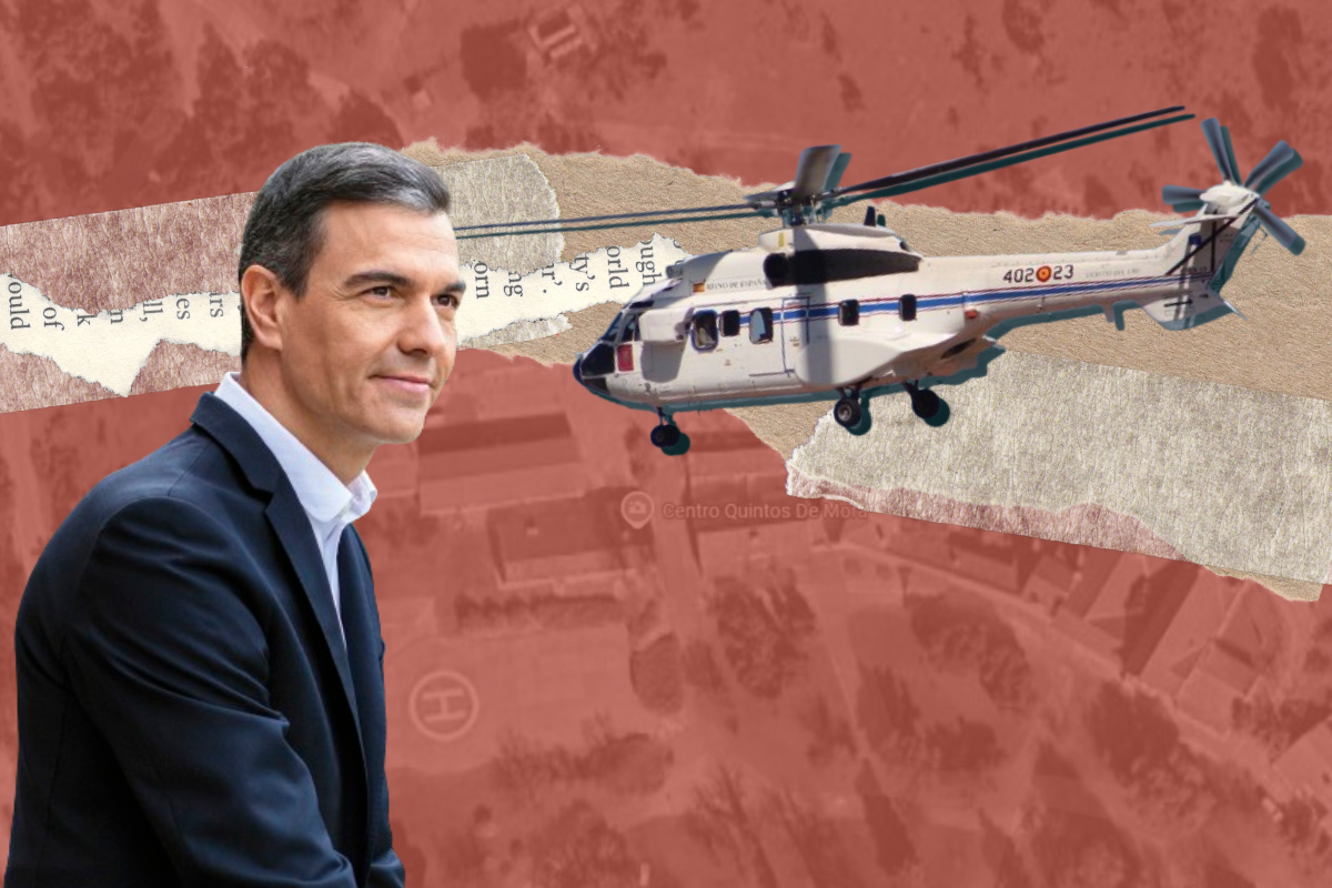 Sánchez toma el Super Puma para refugiarse en la finca de Quintos de Mora ante la inminente publicación de nuevos informes de la UCO