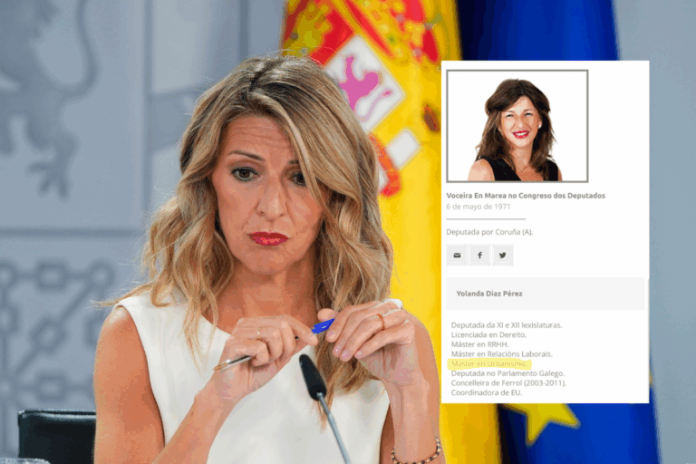 La polémica por los currículums falsos salpica a Yolanda Díaz: falseó su currículum de Moncloa con un «máster» en el que ni siquiera se matriculó