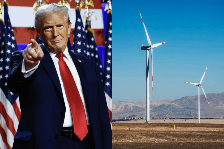 Trump cancela un parque eólico «gigante» aprobado por la administración Biden que iba a ocupar más de 23.000 hectáreas de terreno cultivable