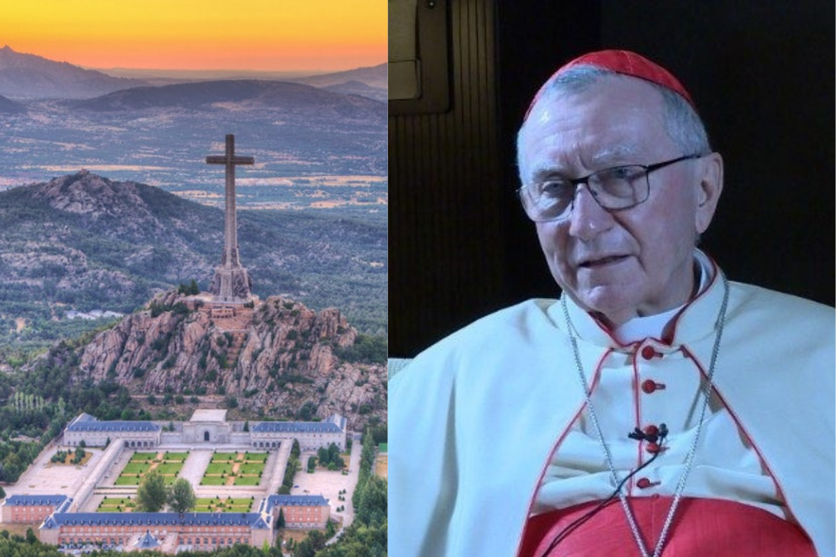 El secretario de Estado del Vaticano se pliega al Gobierno de Sánchez en la respuesta a la defensa del Valle de los Caídos desde el Parlamento de Rumanía