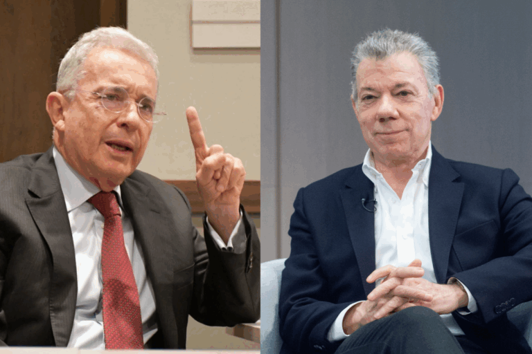 Álvaro Uribe señala a Juan Manuel Santos tras el magnicidio en Colombia: «No llore por Miguel, usted tiene bastante culpa»