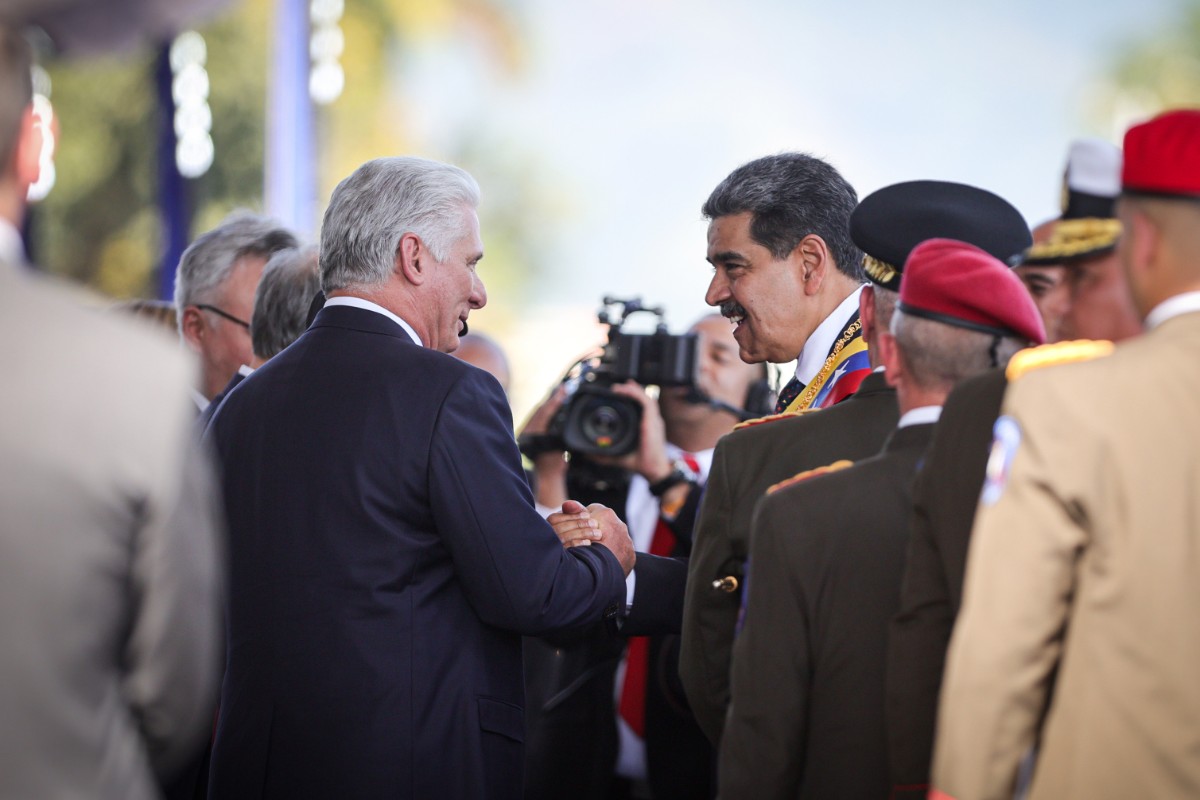 Díaz-Canel expresa «toda la solidaridad y el apoyo» a Maduro en medio del cerco de Trump al régimen chavista