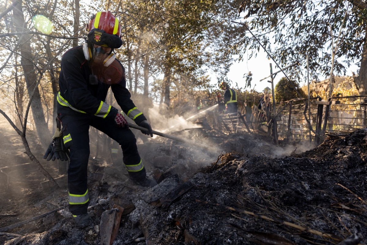La Guardia Civil detiene a cuatro personas por provocar más de una decena de incendios en la Comunidad de Madrid