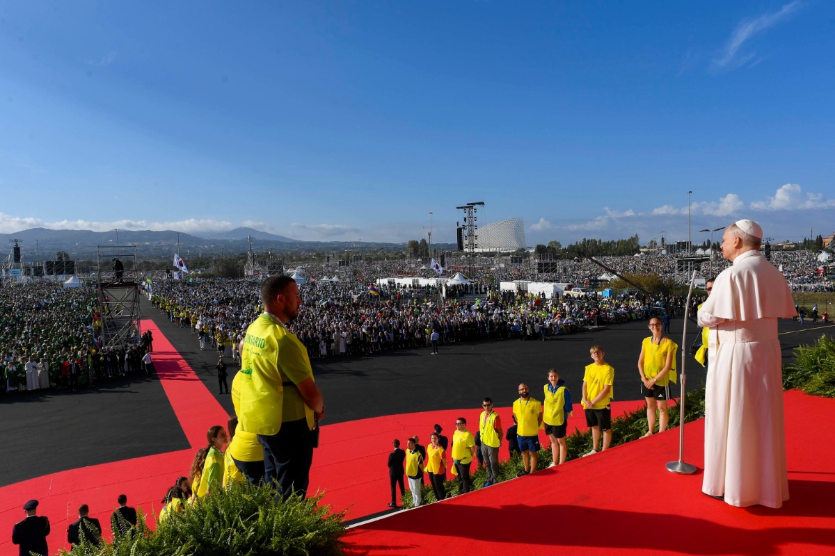 Más de un millón de jóvenes acuden al llamado de León XIV en Tor Vergata, epicentro del Jubileo en Roma