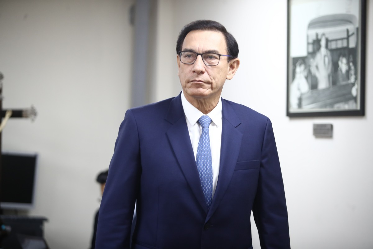 La Justicia de Perú impone cinco meses de prisión preventiva al expresidente Martín Vizcarra por un caso de corrupción