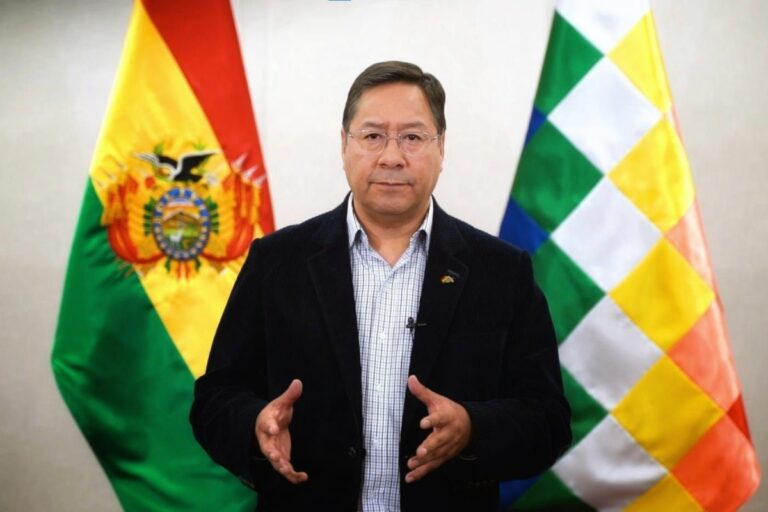 Arce llama al Ejército a enfrentar intentos de «desestabilización» en la recta final de la campaña electoral en Bolivia