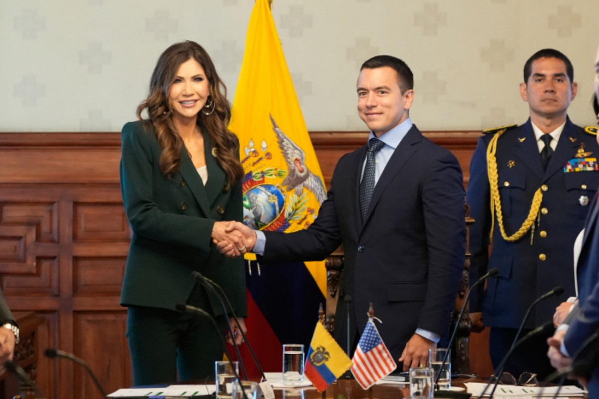 Noboa estrecha lazos con la Administración Trump para combatir a grupos criminales: «Ecuador y EEUU tienen una larga historia de alianzas»