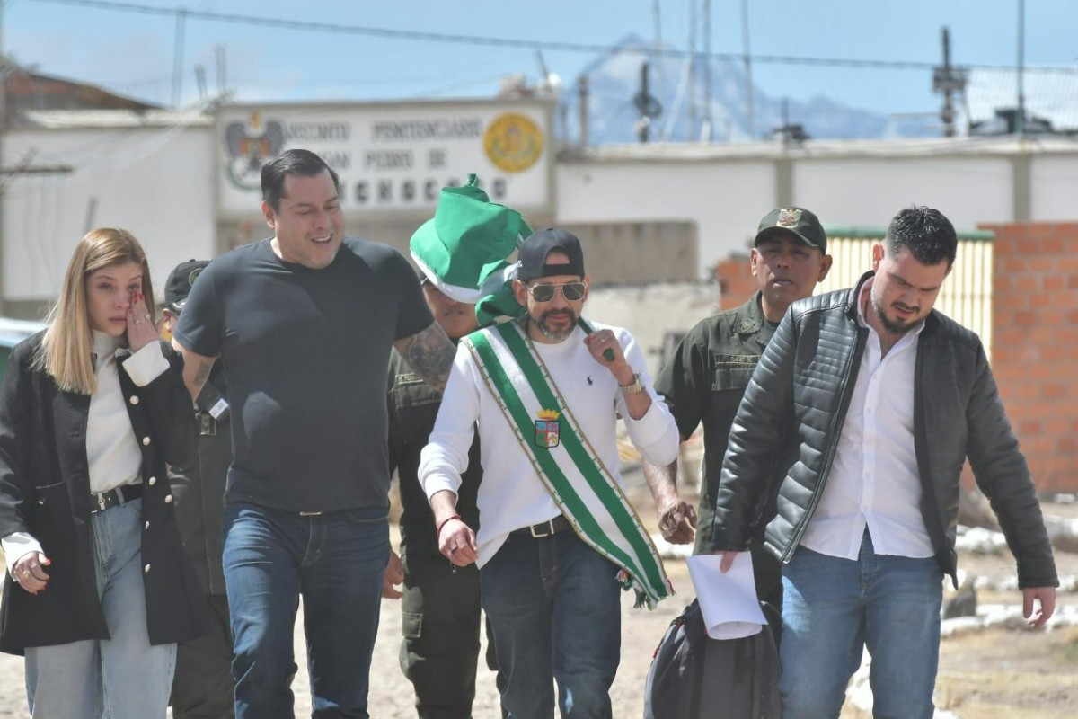La Justicia de Bolivia libera al exgobernador Luis Fernando Camacho, uno de los principales líderes opositores al MAS