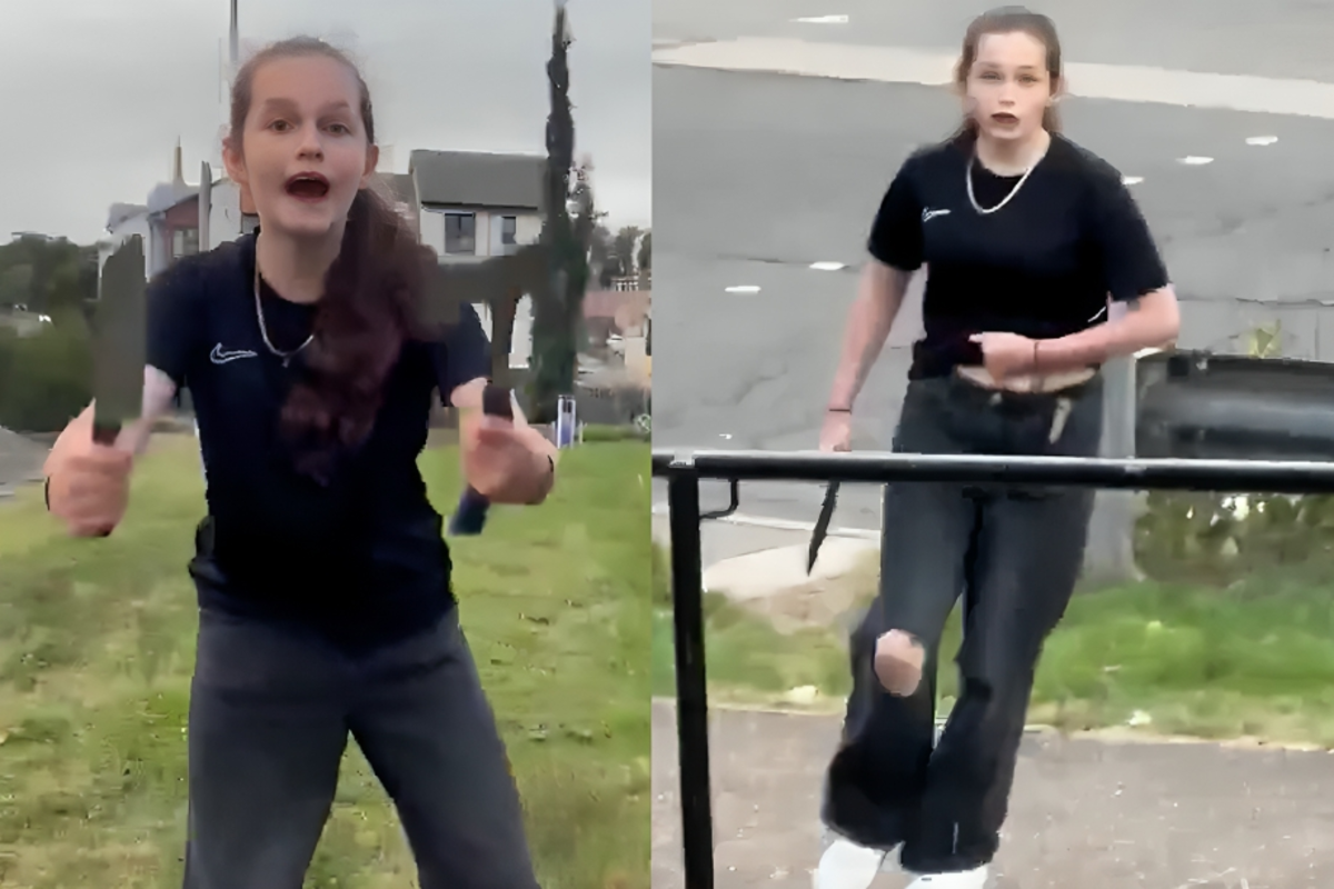 Una niña británica se defiende con machetes y hachas de un inmigrante islamista que le pidió el número y empezó a manosearla