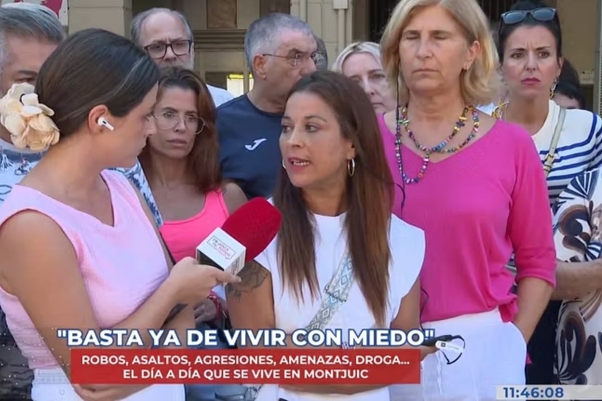 Vecinos de Montjuic (Barcelona) se movilizan contra la inseguridad causada por bandas de marroquíes: «Basta de vivir con miedo»