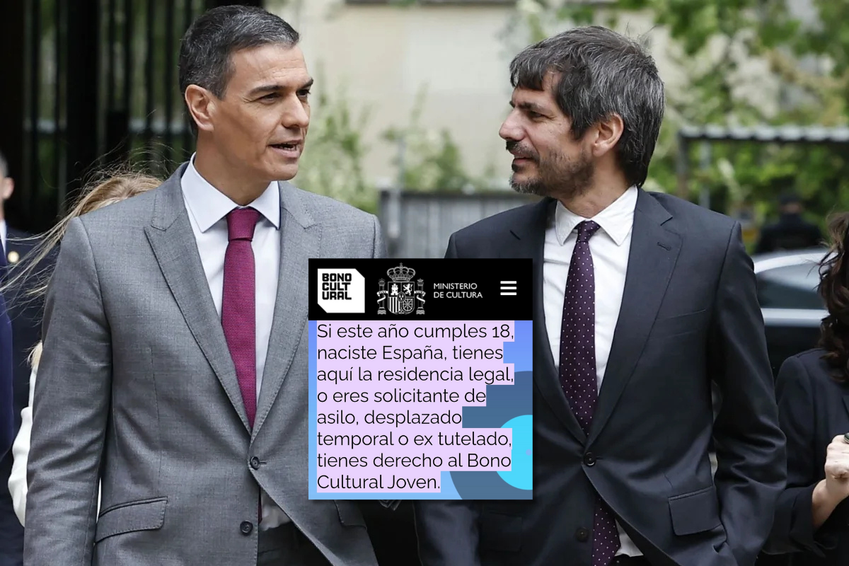 El Gobierno de Sánchez está concediendo el Bono Cultural Joven a inmigrantes ilegales que acaban de entrar en España