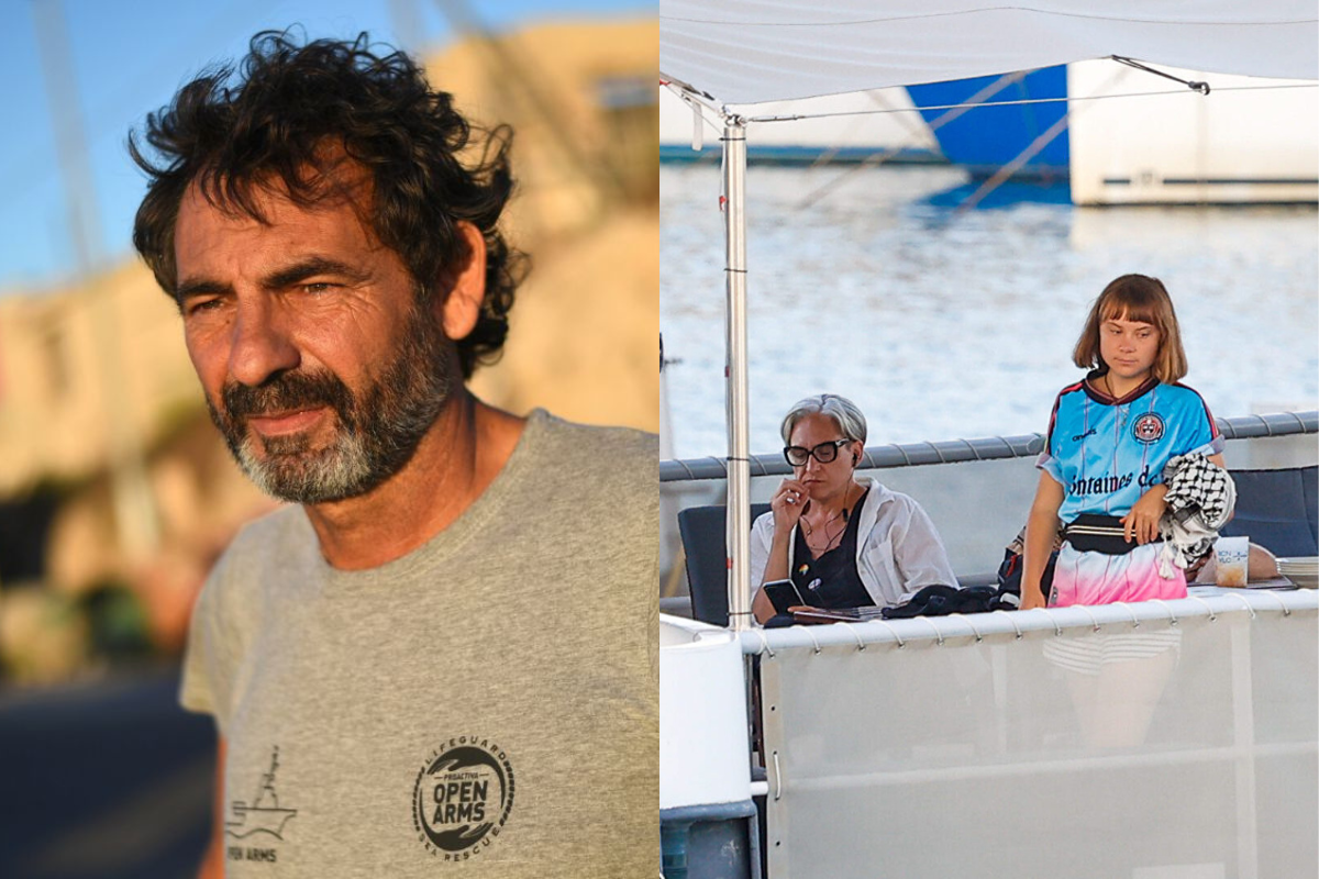 La Flotilla compró el barco en el que viajan Ada Colau y Greta Thunberg hacia Gaza en una «misión humanitaria» con la ayuda de Open Arms