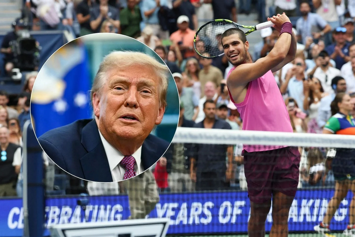 Alcaraz celebra la presencia de Trump en la final del US Open: «Es un privilegio para el tenis, intentaré no ponerme nervioso»