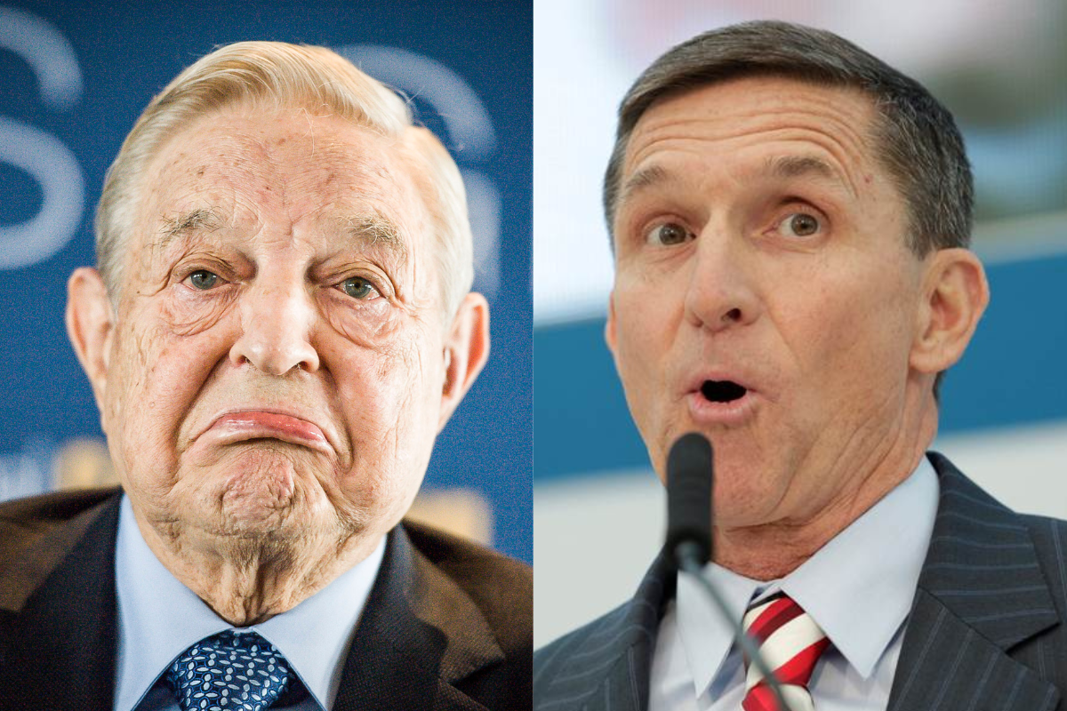 El general Mike Flynn denuncia que George Soros financia operaciones terroristas globales: «Ha destinado 80 millones de dólares a la extrema violencia»