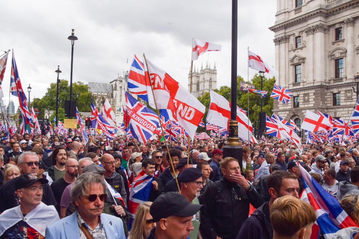 La Policía de Londres detiene a al menos ocho personas por participar en la manifestación patriota del fin de semana