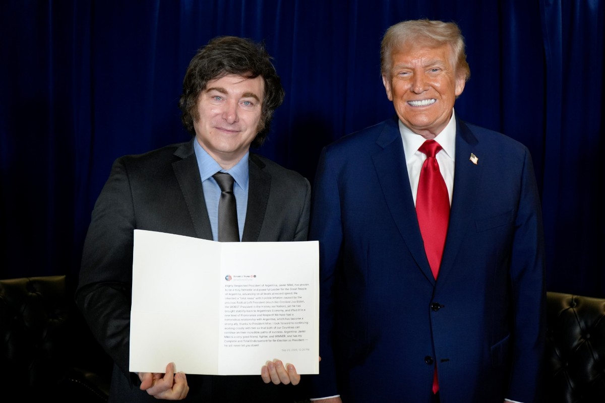 Trump expresa su «completo y total» apoyo a Milei de cara a una eventual reelección: «Es un líder verdaderamente fantástico»