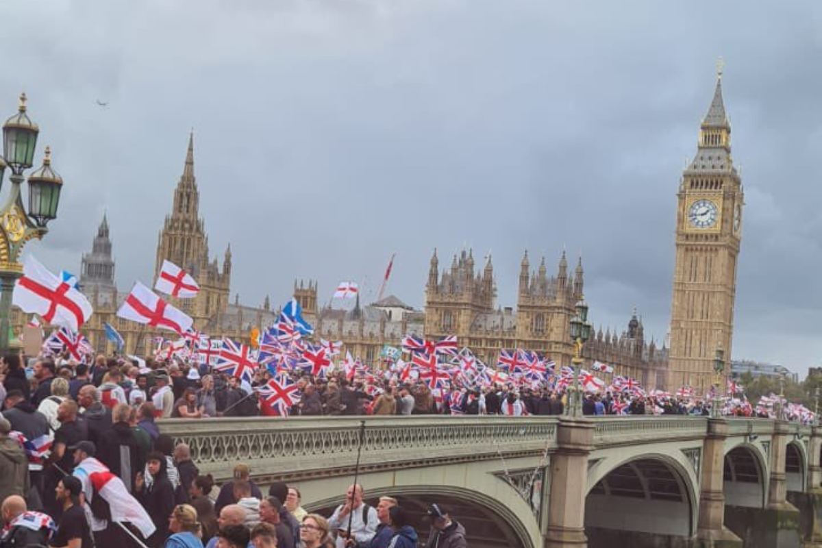 Cientos de miles de británicos claman en Londres contra la inmigración masiva: «Defenderemos nuestra nación»