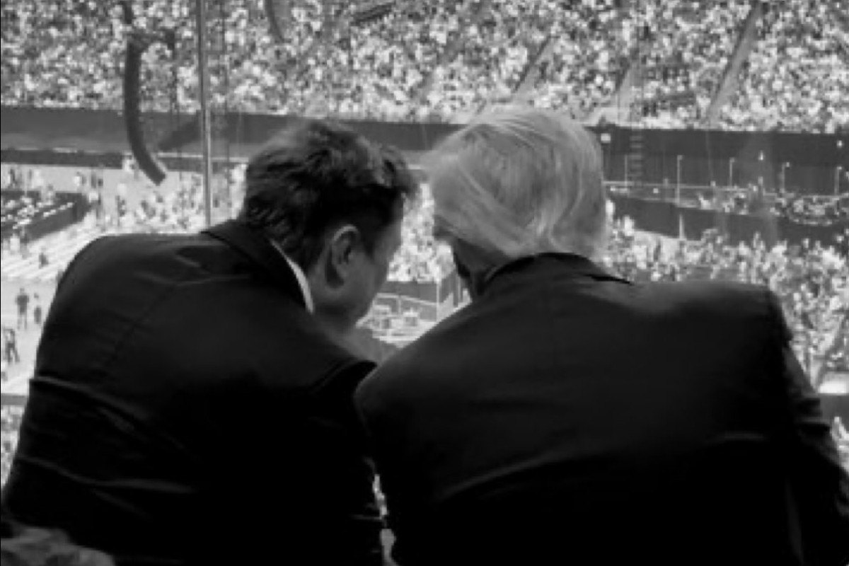 Trump y Musk se reconcilian en el multitudinario funeral por Charlie Kirk