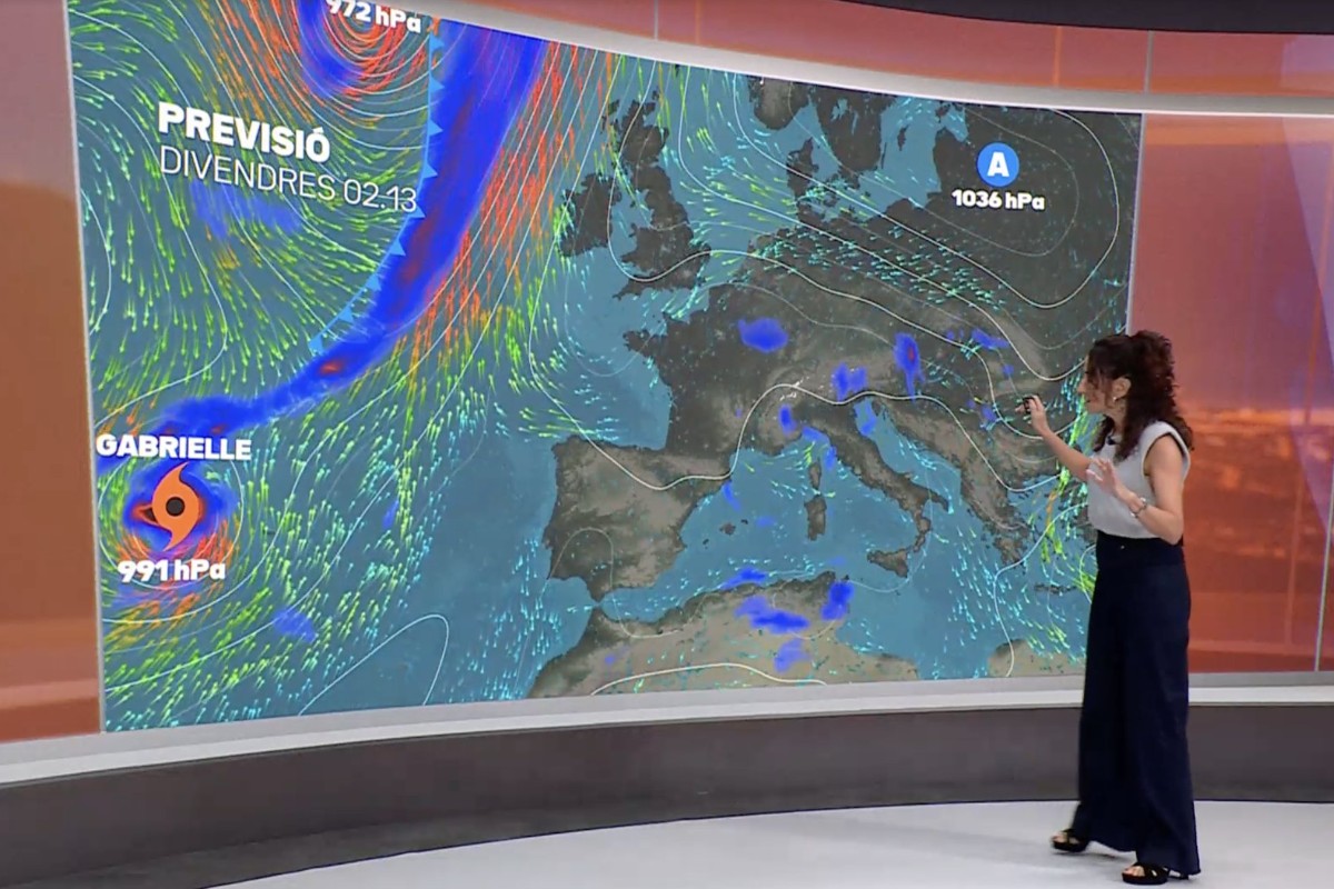 El delirio separatista de TV3: la previsión meteorológica ya incluye Alguer y parte de Francia