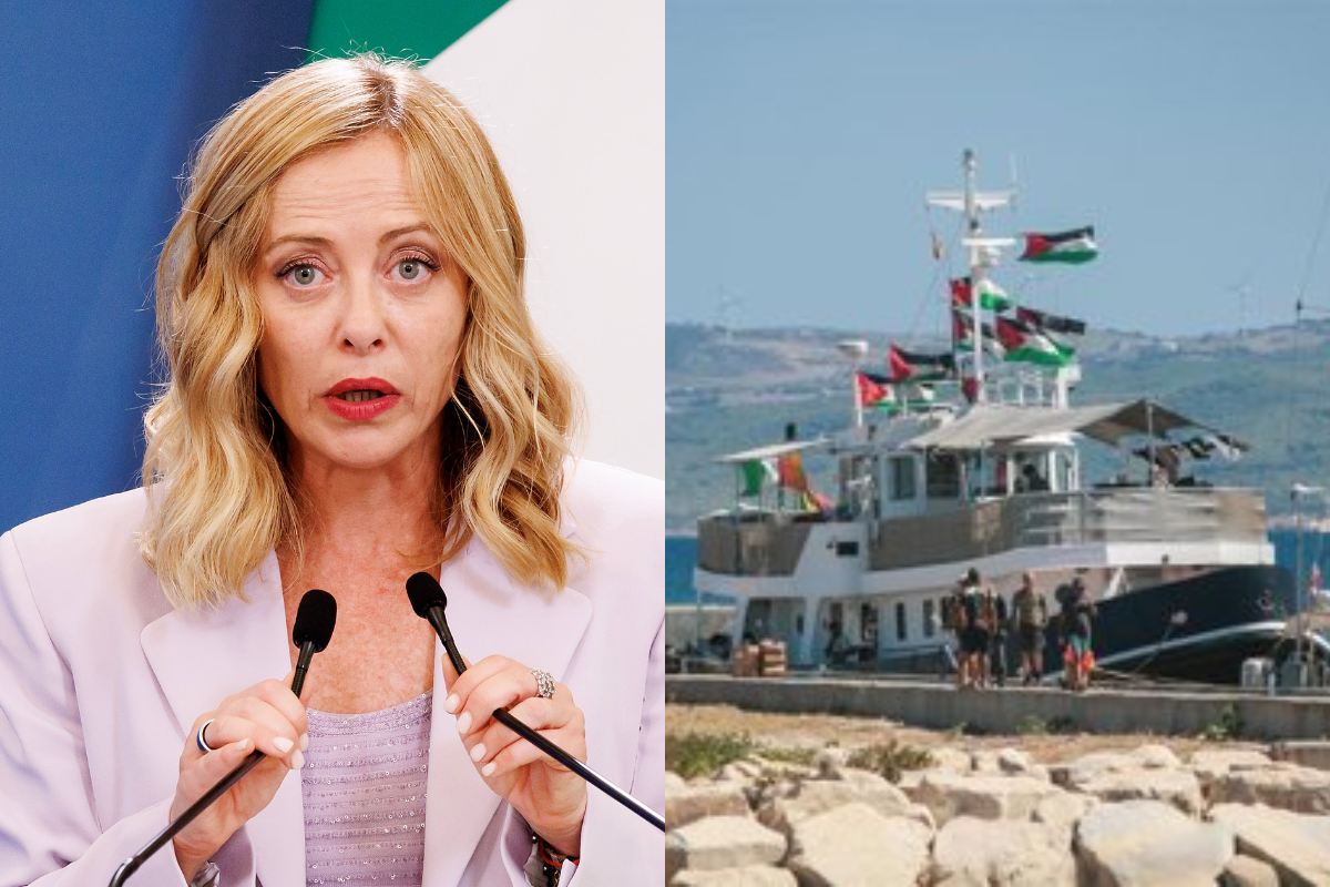 Meloni advierte de que la flotilla hacia Gaza con Greta Thunberg haría fracasar el plan de paz de Trump