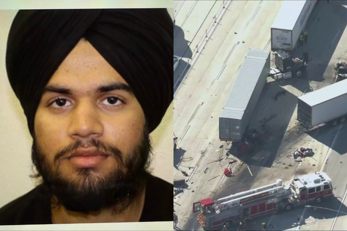 Un inmigrante ilegal indio liberado por Biden mata a tres personas en un brutal accidente de camión en California