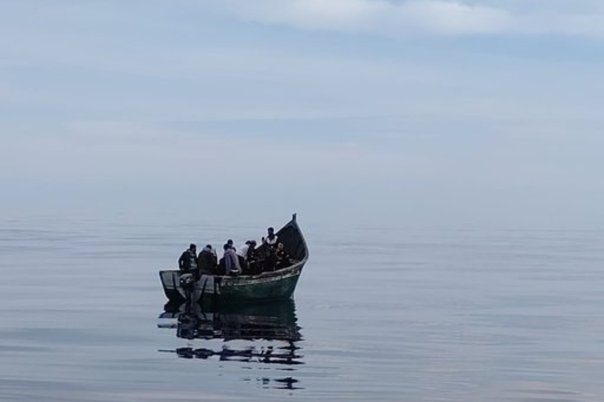 Interceptada una patera con 47 inmigrantes ilegales  en aguas próximas a la isla de Gran Canaria