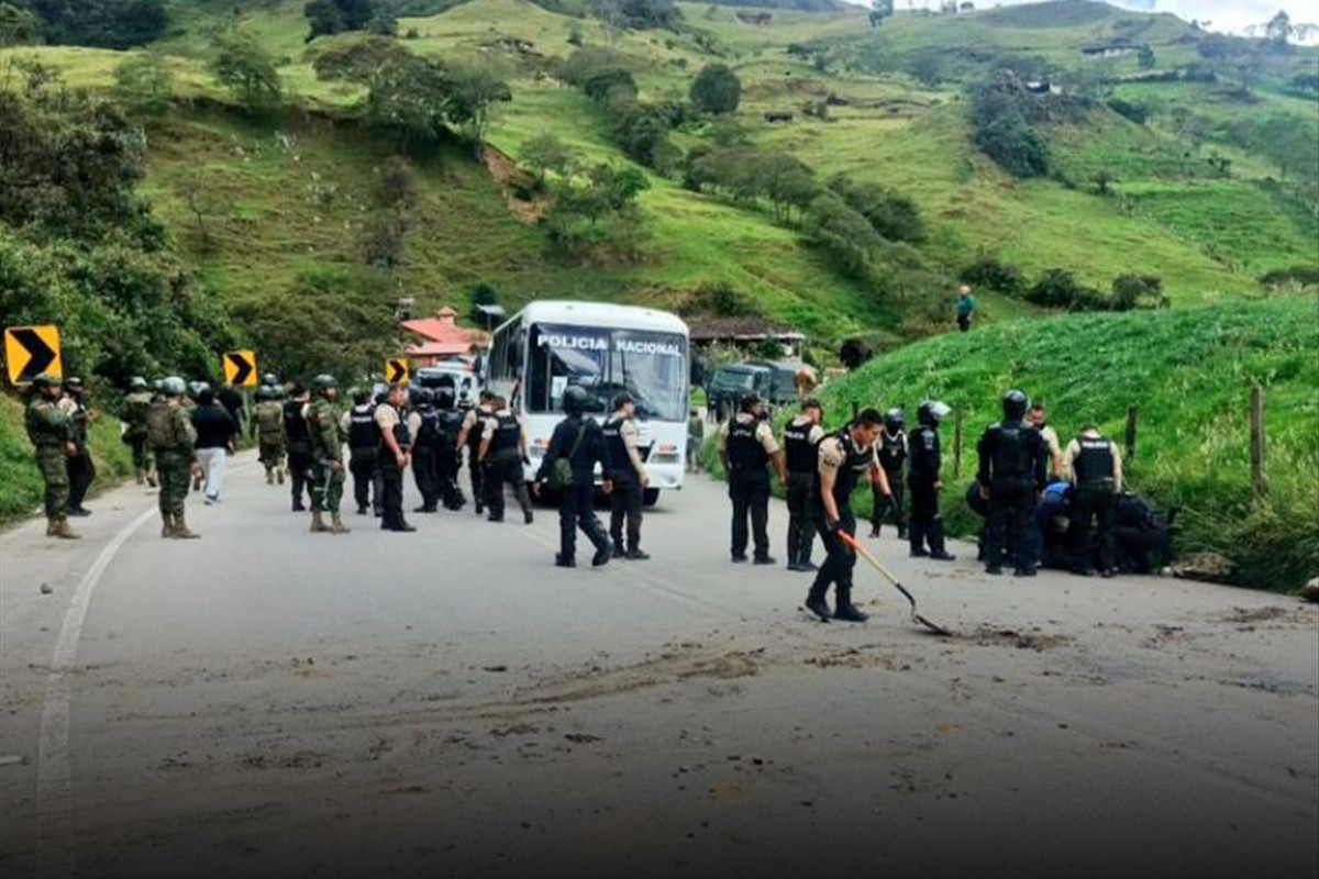 Noboa anuncia el fin del paro organizado por grupos indigenistas en Ecuador: «Vamos a abrir las vías entre hoy y mañana»