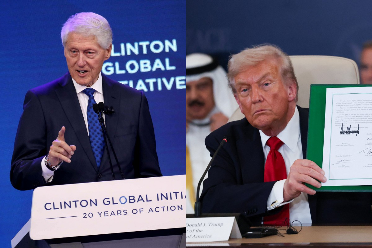Bill Clinton alaba a Trump por el acuerdo de paz en Gaza: «Merece un gran crédito por mantenerlos a todos comprometidos hasta que finalmente se alcanzó»