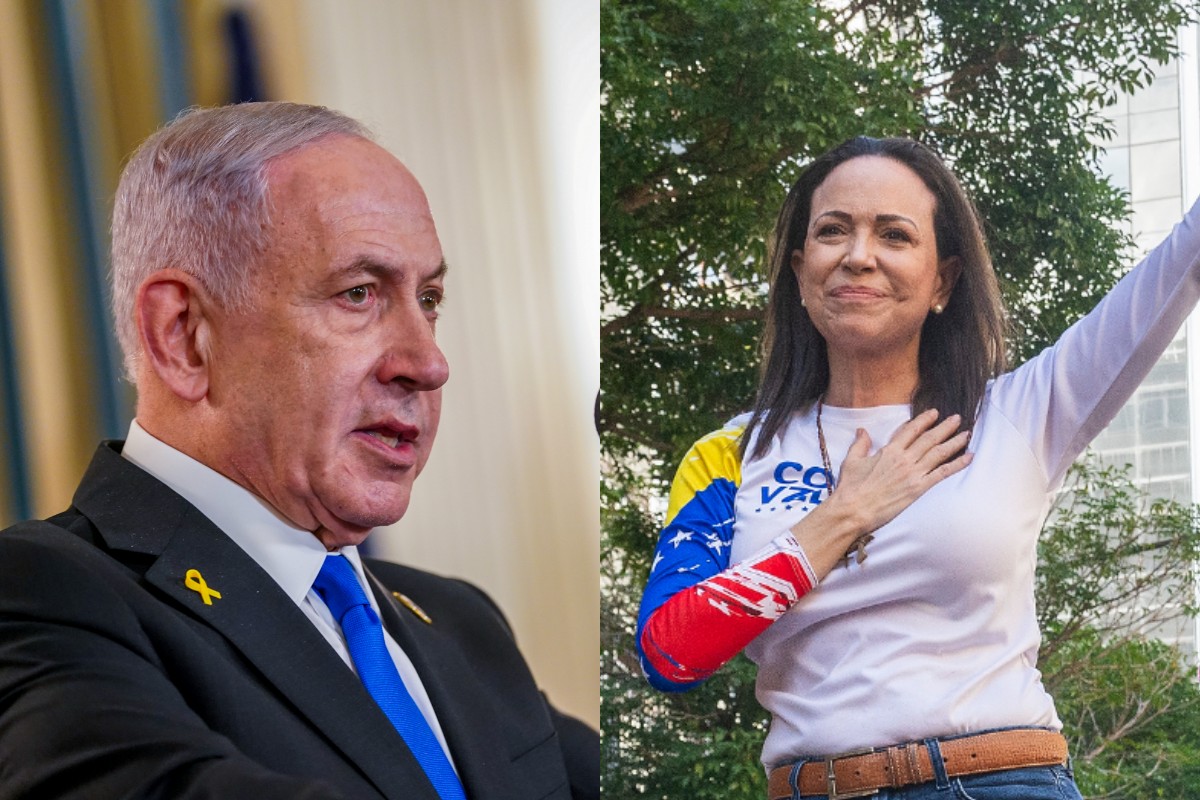 Netanyahu extiende su apoyo a María Corina Machado y le felicita por el Nobel de la Paz