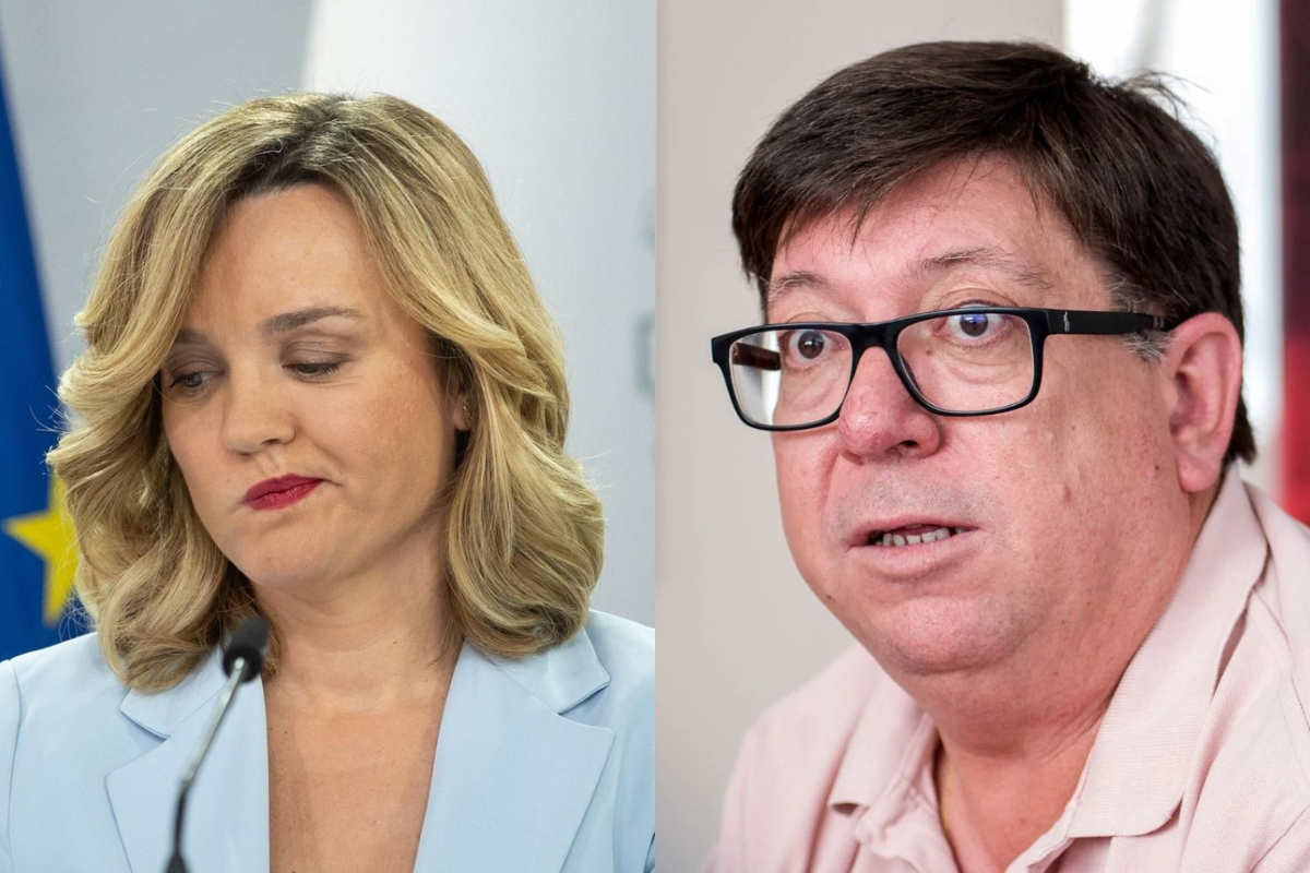 La ministra Pilar Alegría come a solas con Paco Salazar