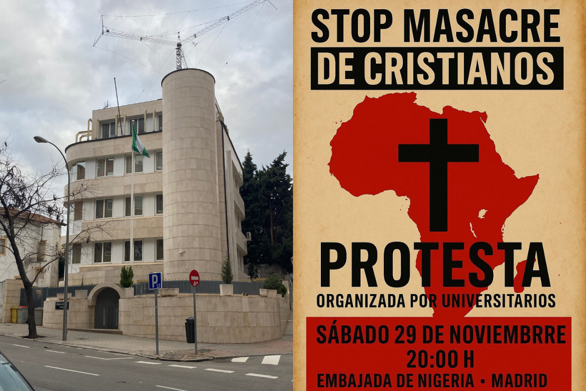 Universitarios convocan una protesta frente a la embajada de Nigeria el sábado 29 para pedir que cese el genocidio de cristianos
