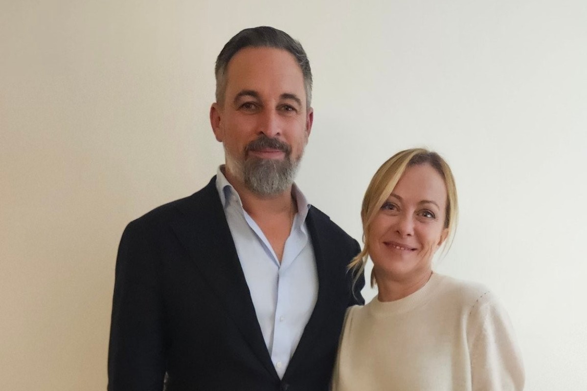 Santiago Abascal se reúne en Roma con Giorgia Meloni para tratar la corrupción del Gobierno de Pedro Sánchez y la invasión migratoria en Europa