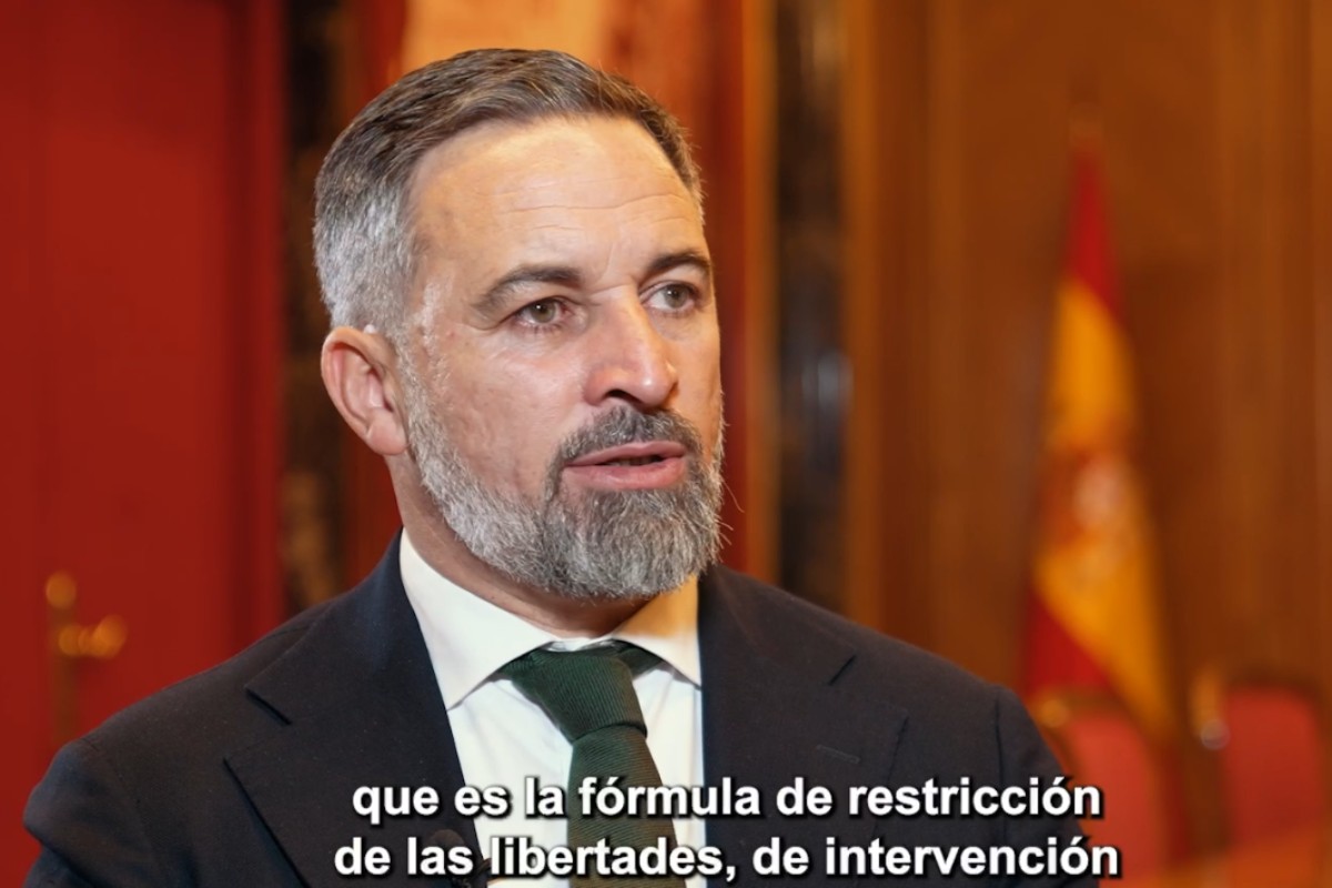 Santiago Abascal, en el documental de la Fundación Disenso: «El Premio Nobel es un reconocimiento a una verdadera luchadora por la libertad y por la paz»
