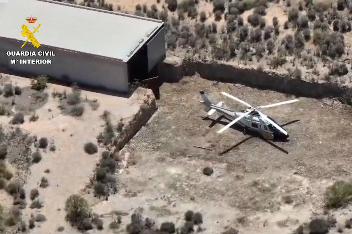 Detenidos seis narcotraficantes por introducir hachís desde Marruecos mediante helicópteros