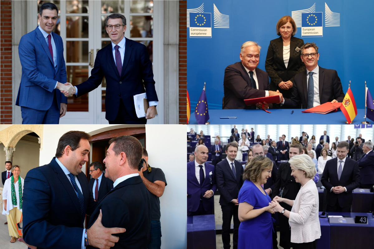 Subida de diputados en Castilla-La Mancha, Pacto Verde, Agenda 2030… la larga lista de acuerdos entre el PP y el PSOE en el año 2025