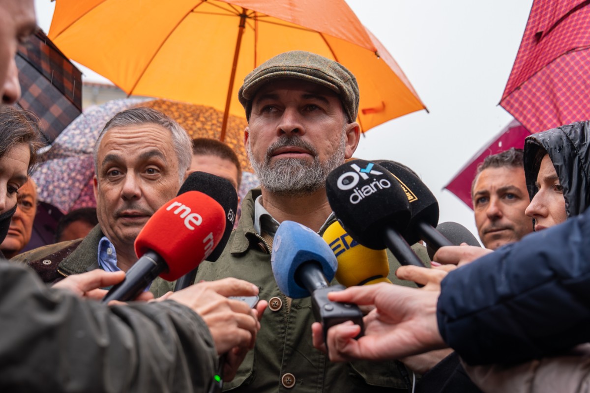 Santiago Abascal pide en Valencia de Alcántara (Cáceres) el voto a VOX: «Sólo nosotros planteamos una alternativa y un cambio de rumbo para Extremadura»