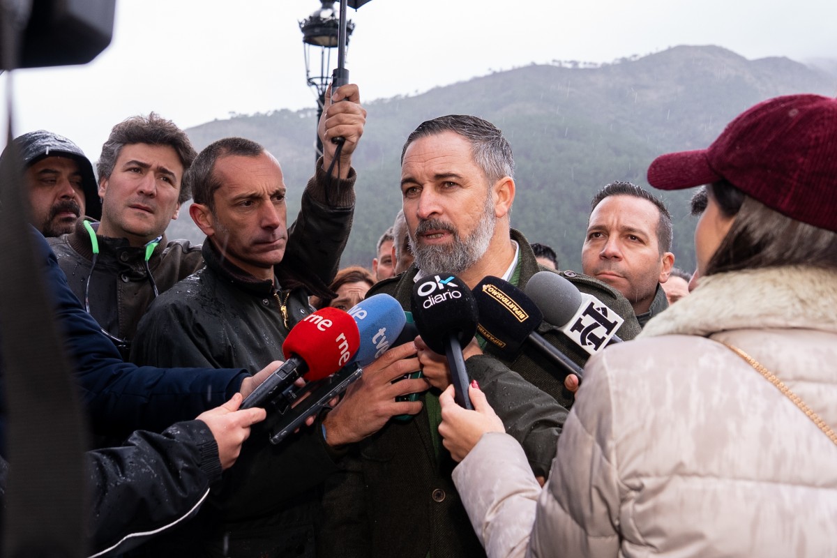 Santiago Abascal denuncia el abandono por parte del bipartidismo de Las Hurdes (Cáceres) mientras se envía dinero a Marruecos o se gasta en «porquerías ideológicas»