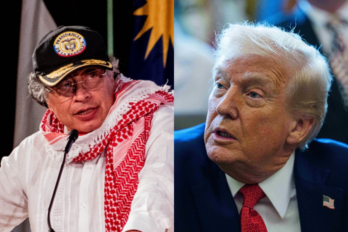 Trump retrata a Gustavo Petro: «Es un alborotador. Más le vale andarse con cuidado porque tiene fábricas de droga»