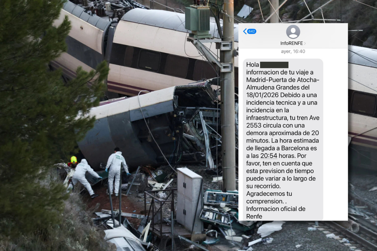 Los viajes previos al descarrilamiento ya informaron a los pasajeros de «incidencias en la infraestructura» y «retrasos» en el mismo tramo de Adamuz