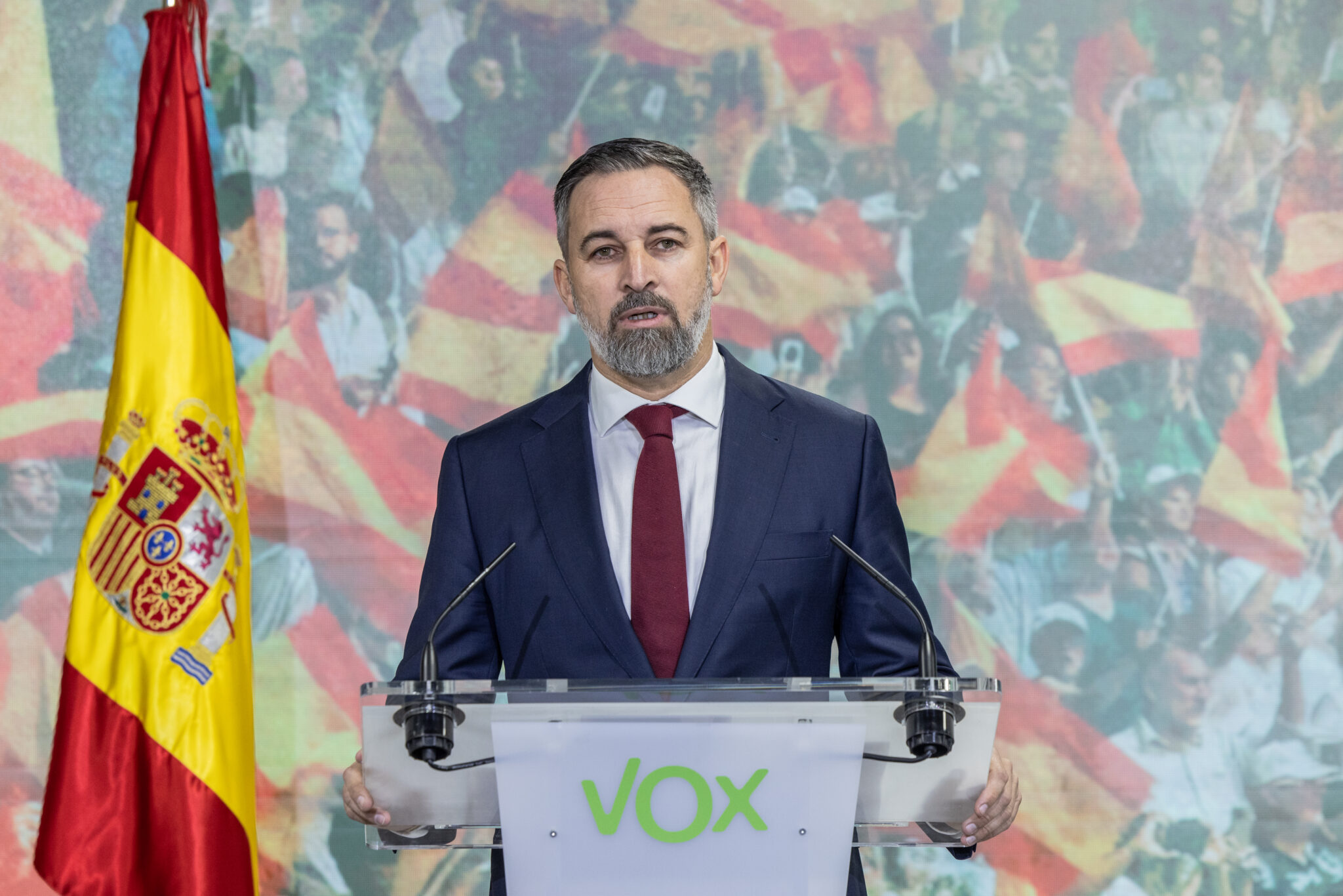 Santiago Abascal retrata a Pedro Sánchez: «Ha puesto a trabajar a todo el Estado para que ni un criminal pierda la ocasión de quedarse entre nosotros para siempre»
