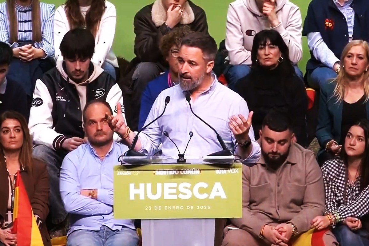 Santiago Abascal, en Huesca: «¿Dónde está Sánchez con 45 españoles muertos? Lo que tendría que hacer es dimitir y ponerse a disposición judicial»