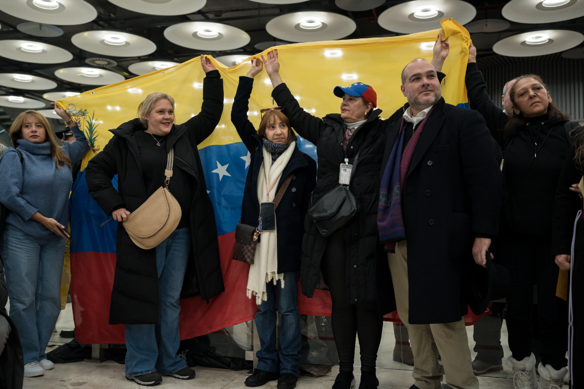 Los cinco españoles liberados de la tiranía de Venezuela gracias a Donald Trump se encuentran ya en territorio nacional