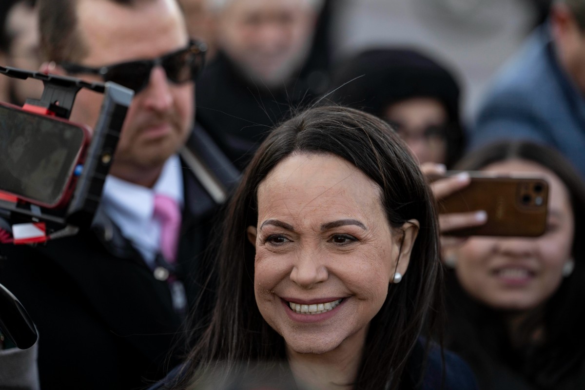 María Corina Machado, comprometida con facilitar una «transición real» en Venezuela: «Contamos con el Gobierno del presidente Trump»