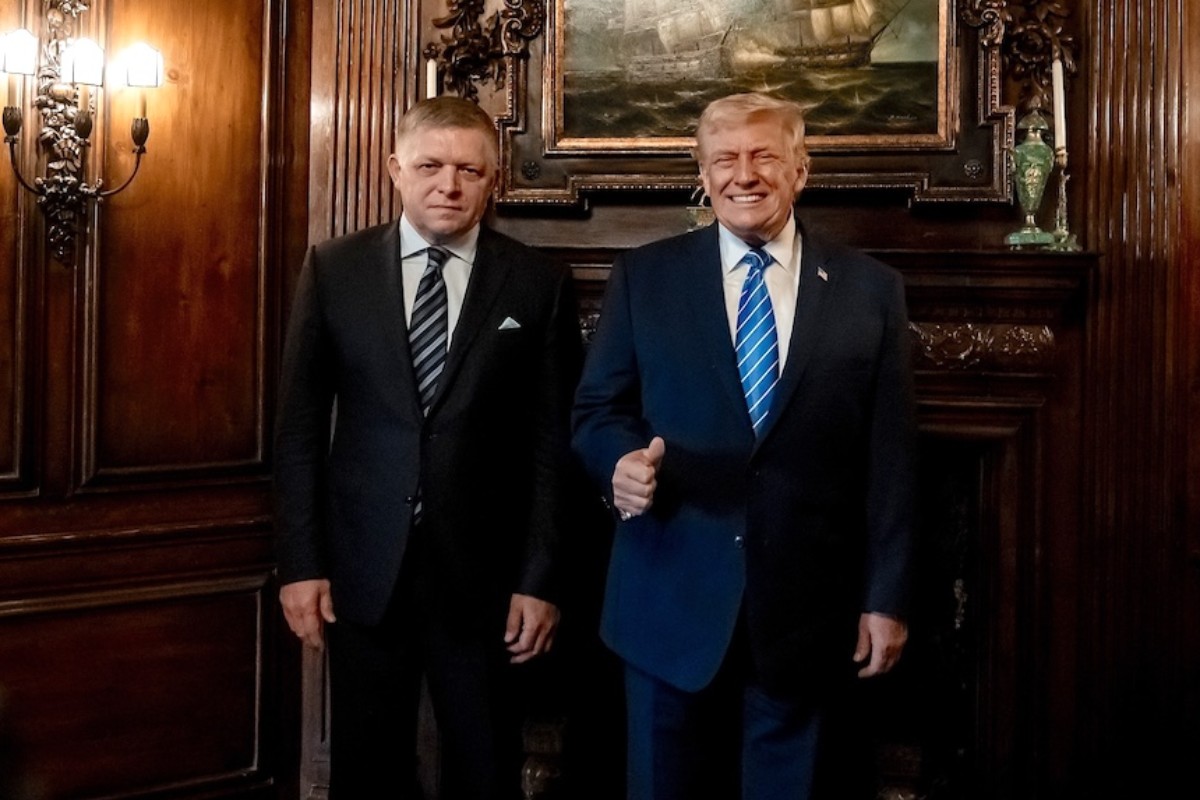 Trump y Fico se reúnen en Florida y coinciden en diagnosticar a Bruselas en «profunda crisis»